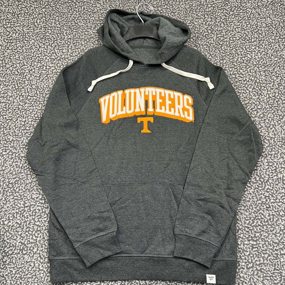 Tennessee Volunteers Hoodie Men Large Gray Fanatics Pullover Long Sleeve New L